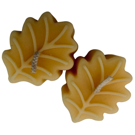 BEESWAX LEAF CANDLES